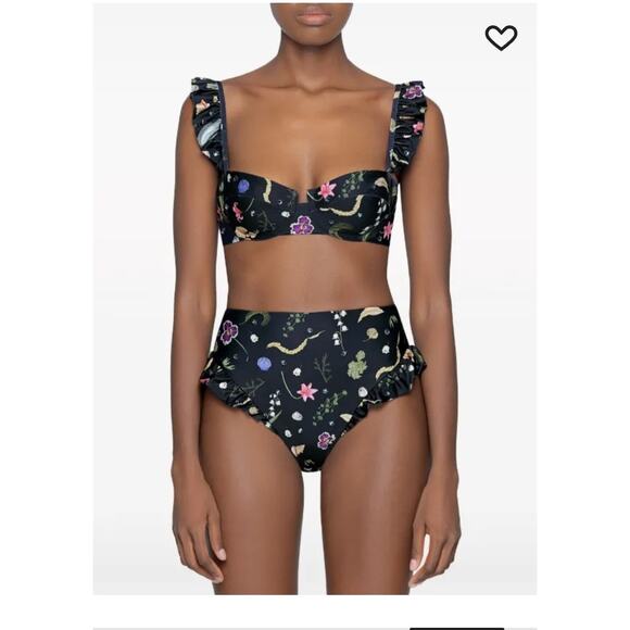 Agua By Agua Bendita Jengibre Tesoro floral-print bikini Set size small - Picture 1 of 10